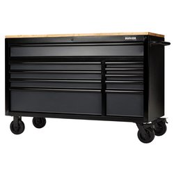 BUNKER® 10 Drawer Workbench Roller Tool Cabinet, 56",