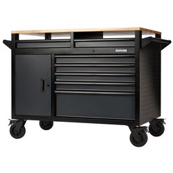 BUNKER 14 Drawer Multi-Functional Workbench Roller Tool Cabinet, 48",