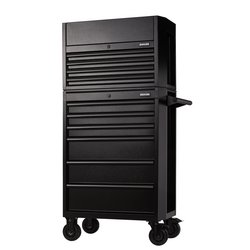 BUNKER® 10 Drawer Combined Roller Cabinet and Tool Chest, 26", Black