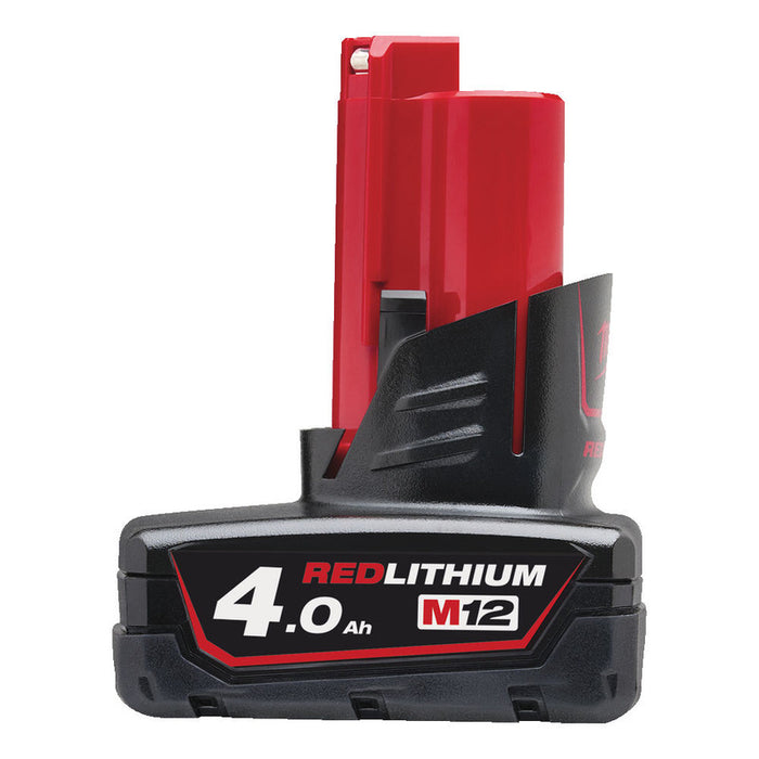Milwaukee M12B4 12V 4.0Ah RedLithium-Ion Battery