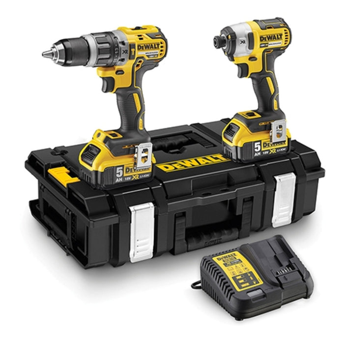 DeWalt DCK266P2 18V XR Brushless Combi Drill and Impact Driver Twin Kit