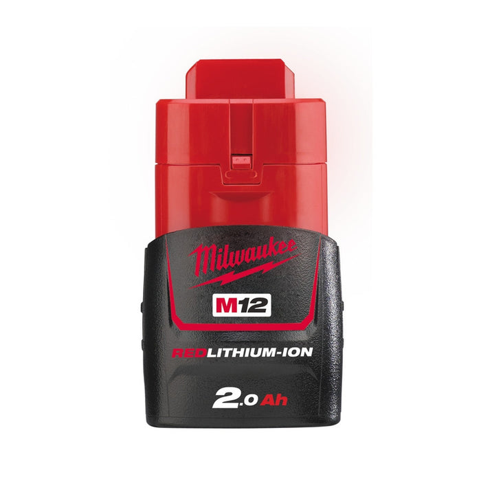 Milwaukee M12B2 12V 2.0Ah RedLithium-Ion Battery