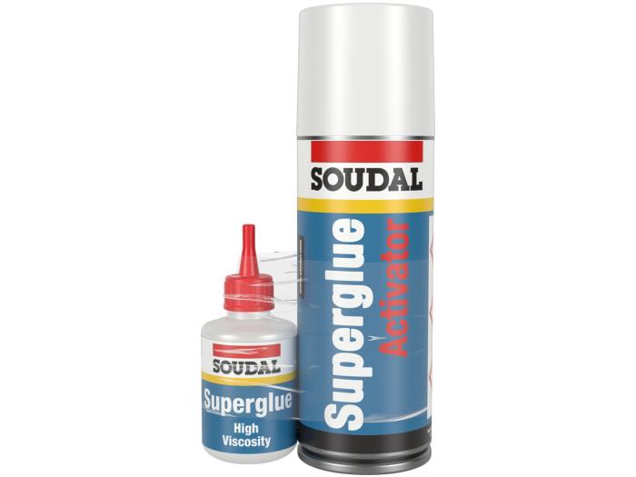 Soudal Superglue Duo Kit 50g/200ml (Mitre Mate)