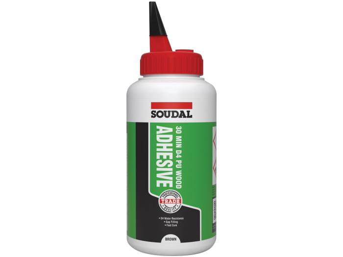 Soudal 30 Min Liquid D4 Pu Wood Glue 750g
