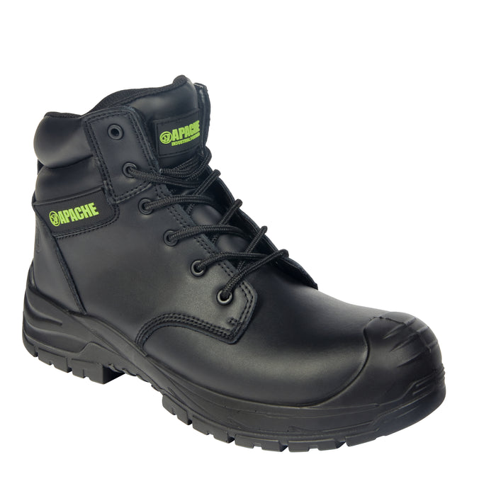 Apache EDMONTON BLACK Recycled Leather Safety Boot