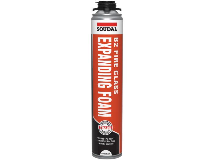 Soudal Trade Expanding Gunfoam B2 FIRE CLASS 750ml