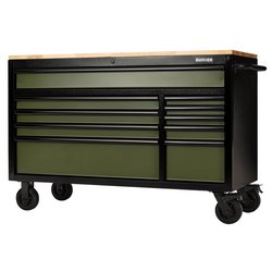BUNKER® 10 Drawer Workbench Roller Tool Cabinet, 56",