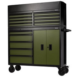 BUNKER® 13 Drawer Combined Roller Cabinet and Tool Chest, 52",