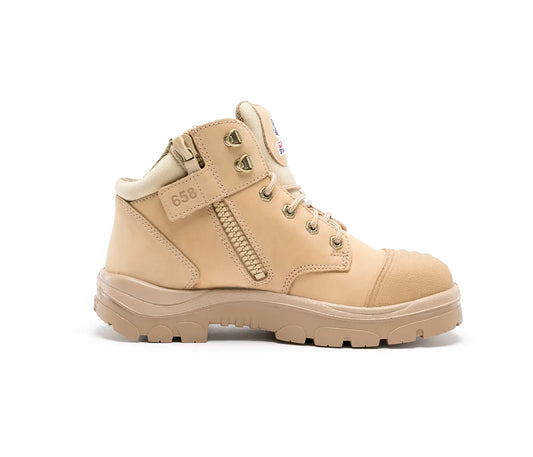 Parkes Zip Scuff S3 Sand