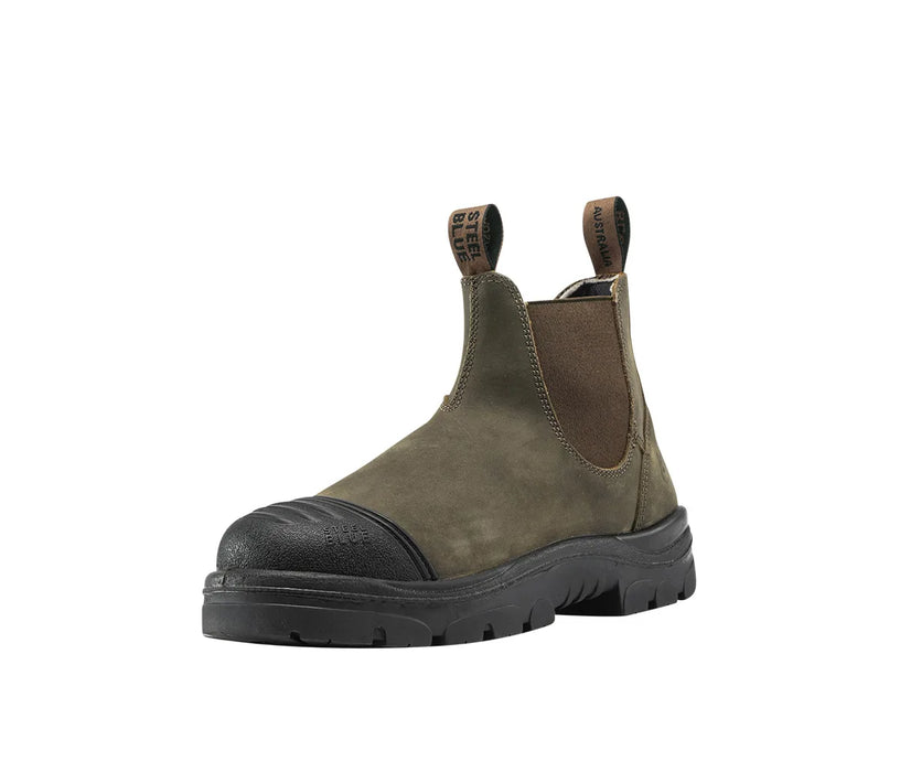Steel Blue Hobart Scuff S3 Rustic Brown Safety Boot