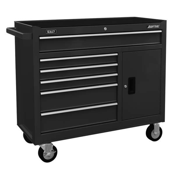 American PRO® Rollcab 6 Drawer - Black