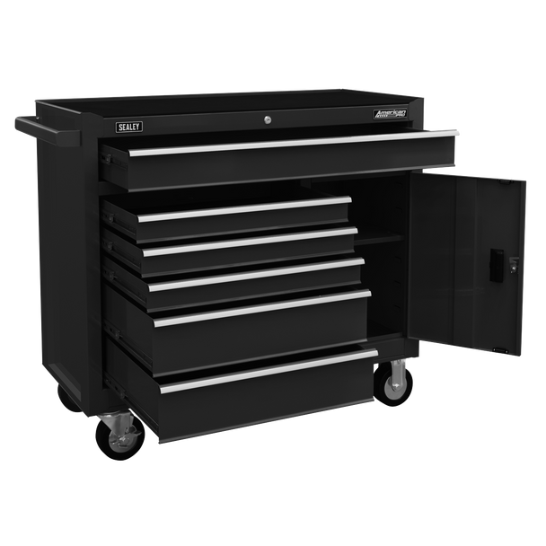 American PRO® Rollcab 6 Drawer - Black