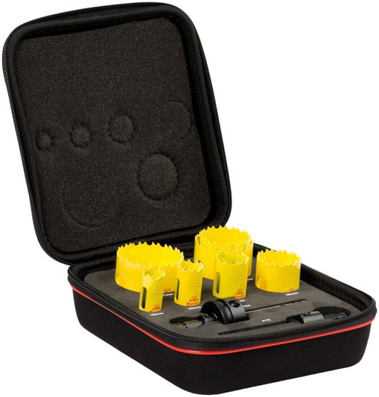 Starrett Kdc07021 Plumbers 7pce Holesaw Kit