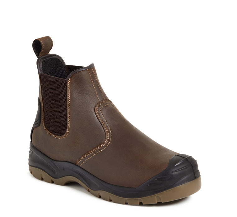 Apache Brown Safety Dealer Boot